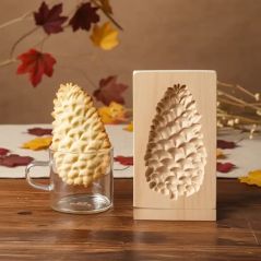 Moule Springerle Pomme de Pin artisanat bois