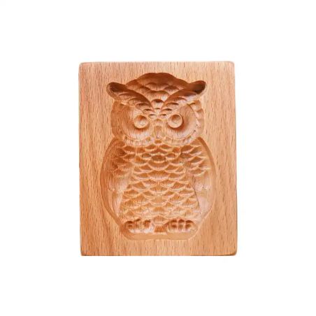 Moule Springerle Hibou en bois
