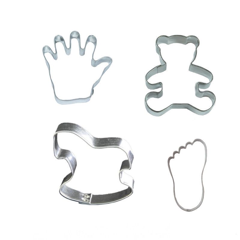 Lot de 4 Emporte-pièces bébé Lot de 4 Emporte-pièces bébé