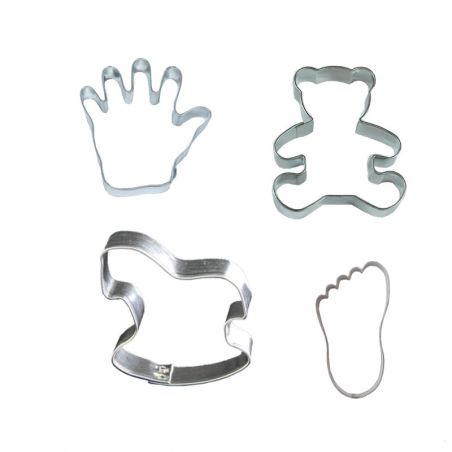 Lot de 4 Emporte-pièces bébé