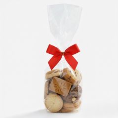 5 Nœuds Satin Rouge Attache Twist - 15mm x 6cm