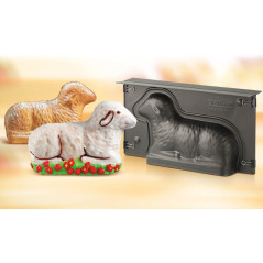 Lot de 2 moules Agneau Pascal 3D 900 ml (Moule à Lammele) | Zenker