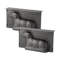 Lot de 2 moules Agneau Pascal 900 ml (Moule à Lammele) | Zenker