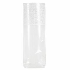 Lot de 5 sachets pour biscuits et confiseries - décor dentelle blanche - 12 × 27,5 cm