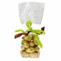 Lot de 5 sachets pour biscuits et confiseries - décor dentelle blanche - 12 × 27,5 cm