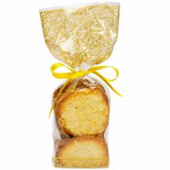 Lot de 5 sachets pour biscuits et confiseries - décor dentelle doré 12 × 27,5 cm