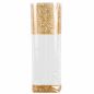 Lot de 5 sachets pour biscuits et confiseries - décor dentelle dorée - 12 × 27,5 cm