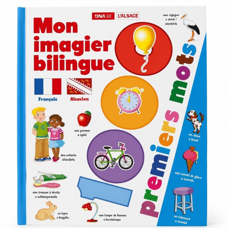 Mon imagier bilingue français/alsacien : 1000 premiers mots