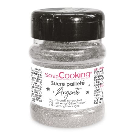 Sucre pailleté argenté 160 g