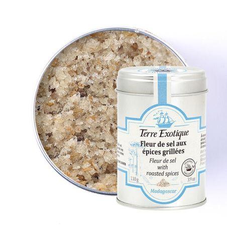Fleur de sel aux épices grillées - Terre Exotique - 110 g