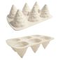 Moule silicone 3D sapins de Noël – 6 empreintes
