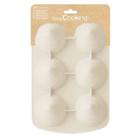 Moule silicone 3D sapins de Noël ScrapCooking