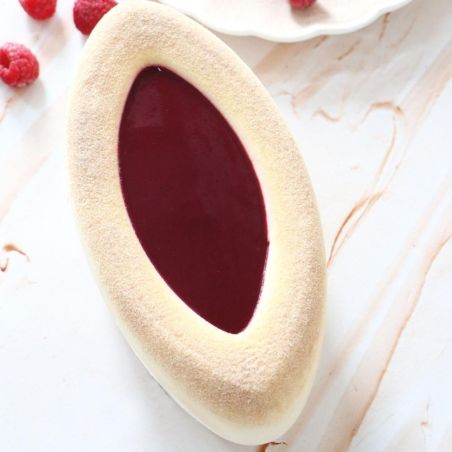 Moule à bûche et entremets en silicone Barquette XXL