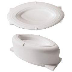 Moule à bûche Barquette XXL en silicone platinium ScrapCooking