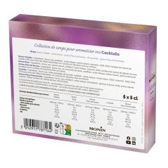 Coffret sirops Monin collection Florale - 5 X 5 Cl
