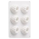 Moule trompe-l’œil framboise en silicone – 6 empreintes