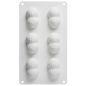 Moule trompe-l’œil cacahuète en silicone – 6 empreintes