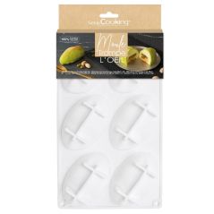 Moule trompe-l’œil pistache en silicone – 6 empreintes