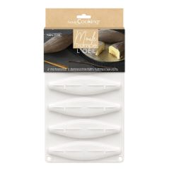 Moule trompe-l’œil gousse de vanille en silicone – 6 empreintes