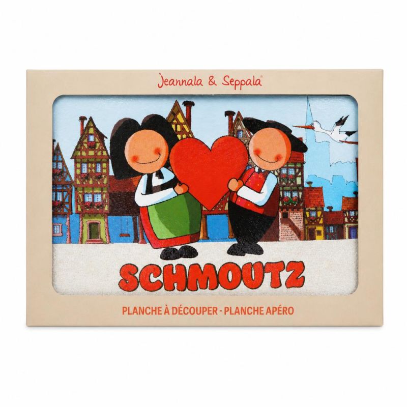 Planche à découper Jeannala & Seppala Schmoutz en verre trempé