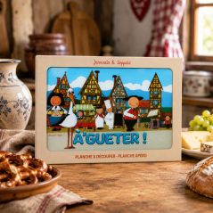 Planche apéro Jeannala & Seppala A’Gueter en verre trempé