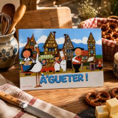 Planche apéro Jeannala & Seppala A’Gueter en verre trempé