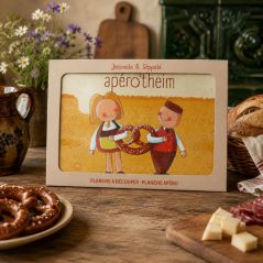 Planche apero Jeannala & Seppala Apéro'theim en verre trempé