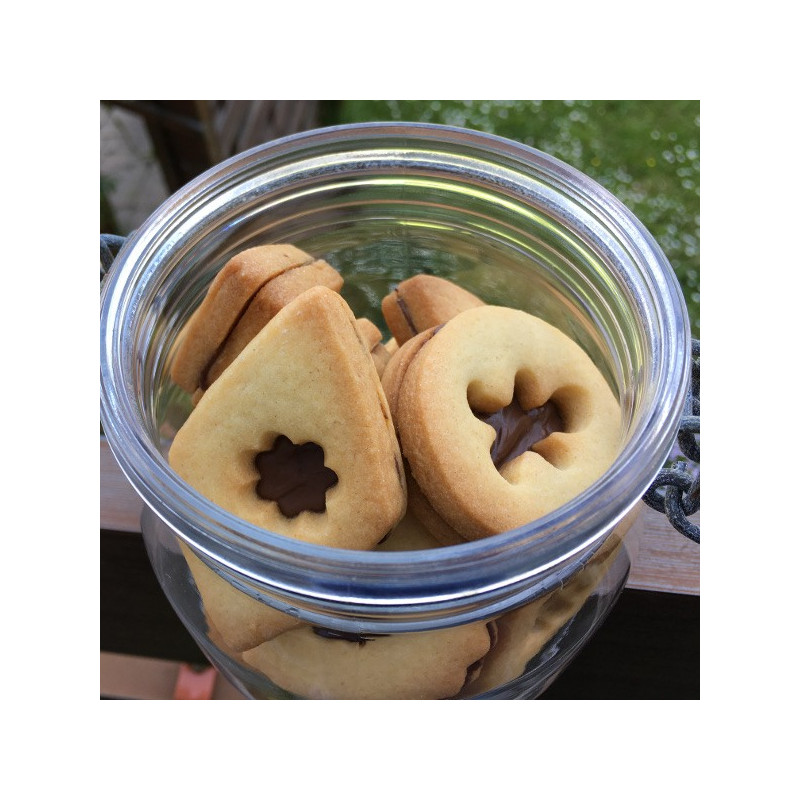 2 Emporte-pièces Biscuit Mini BN Smiley BN Sablés de Noel Moule à