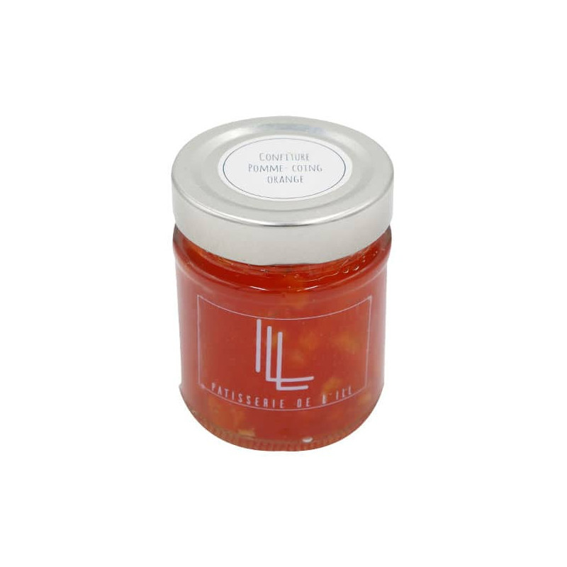 Pot de confiture à la pomme, coing et orange Confiture locale