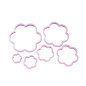 Lot de 6 Emporte-pièces terrasse Fleur Lot de 6 Emporte-pièces terrasse Fleur