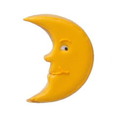 Emporte-pièce Lune avec visage - 8 cm