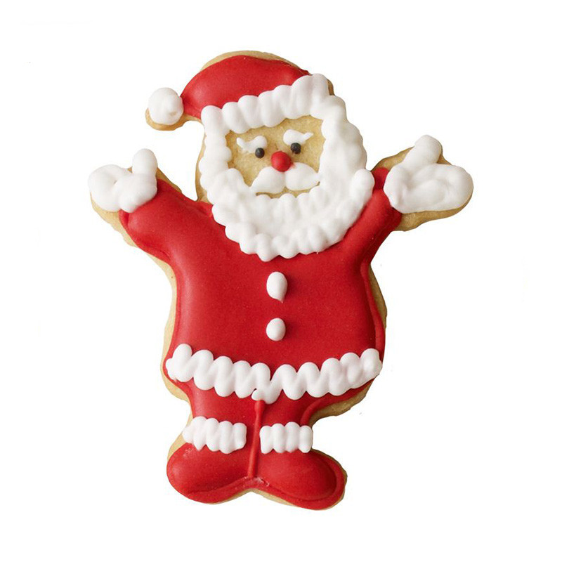 Découpoir père Noël 5,5cm - Emporte-pièce de Noël en fer blanc