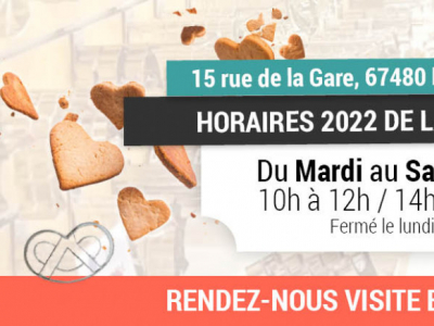 Bredele Boutique - Horaires 2022